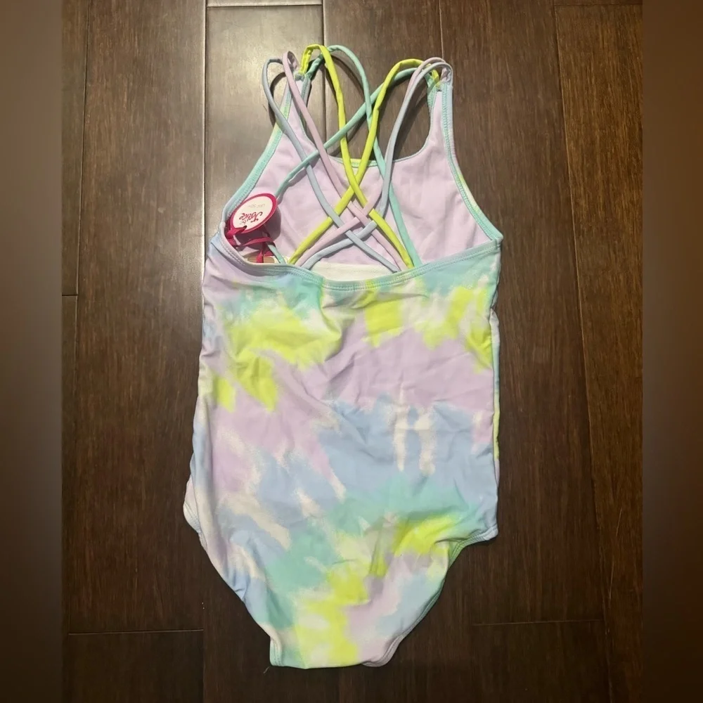 ✨NWT✨ Tie-Dye Girls Justice Baiting Suit